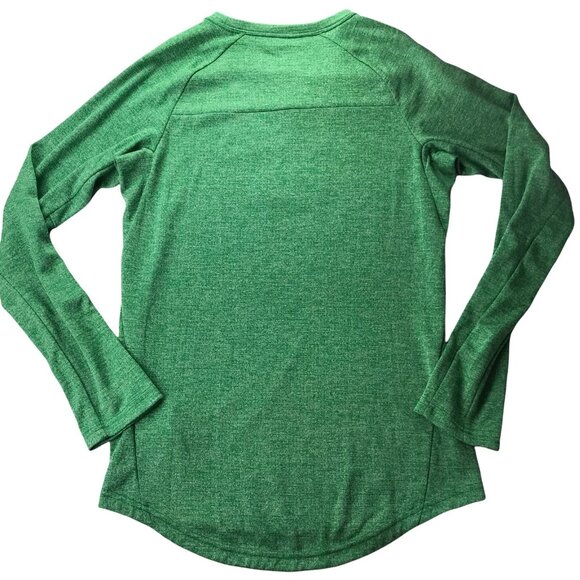 Nike Men's Long Sleeve Shirt Green w/ Yellow Text DUCKS. University of Oregon S - Picture 5 of 7